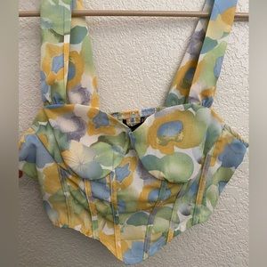 Super cute floral top from cider new with tags never worn